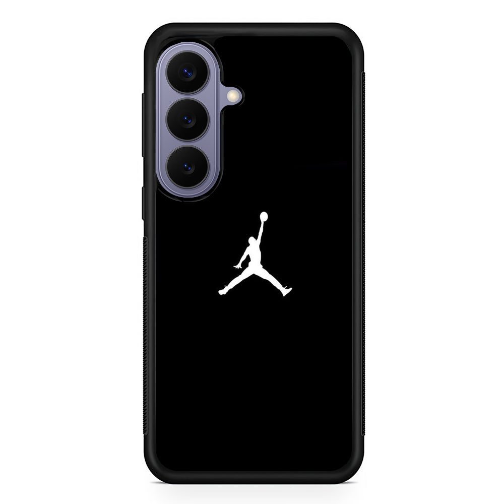 Jordan Black White Samsung Galaxy S26 Case | Slim Protective Rubber Case for Samsung S26