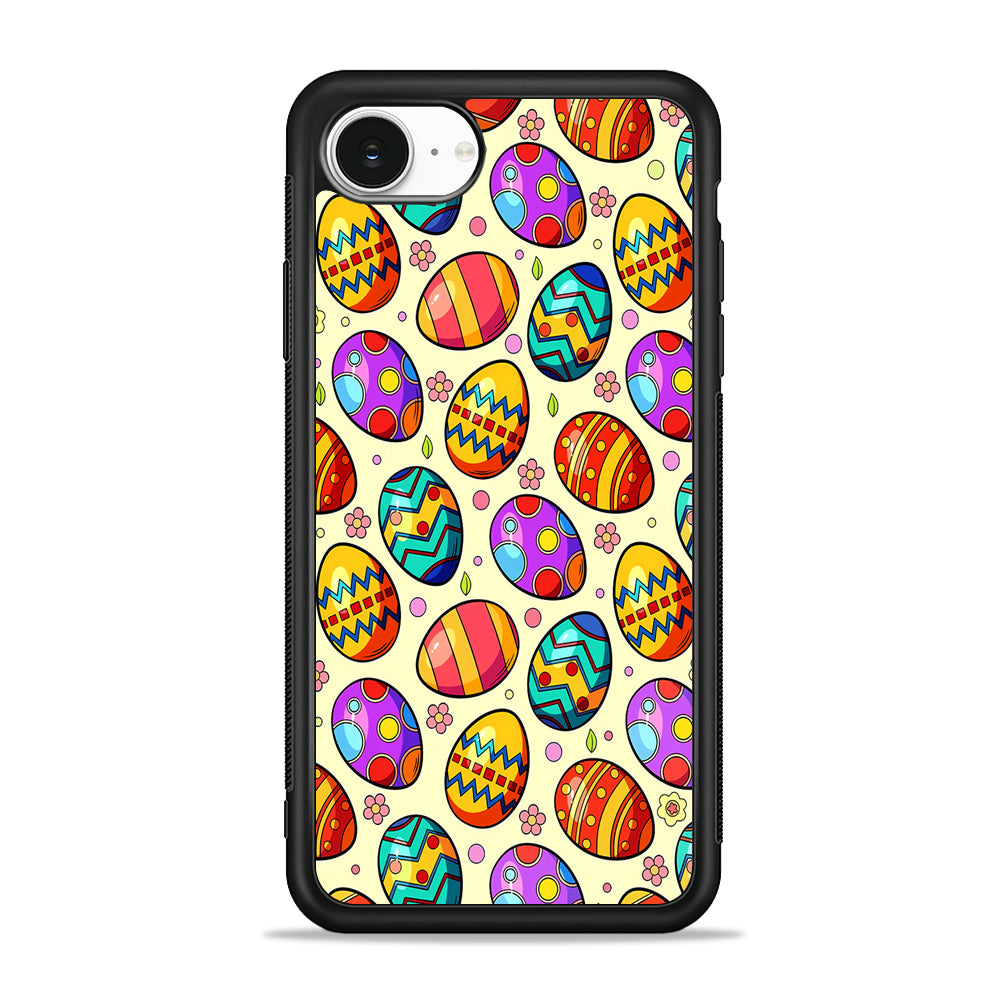 Easter Eggs Colorful Pattern iPhone 16e Case | Protective Phone Cover