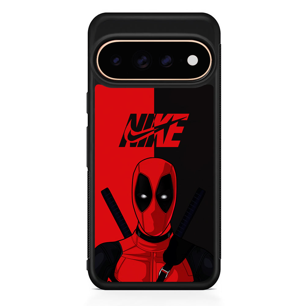 Nike Deadpool Red Grey Google Pixel 11 Pro Case - Stylish Protective Phone Case