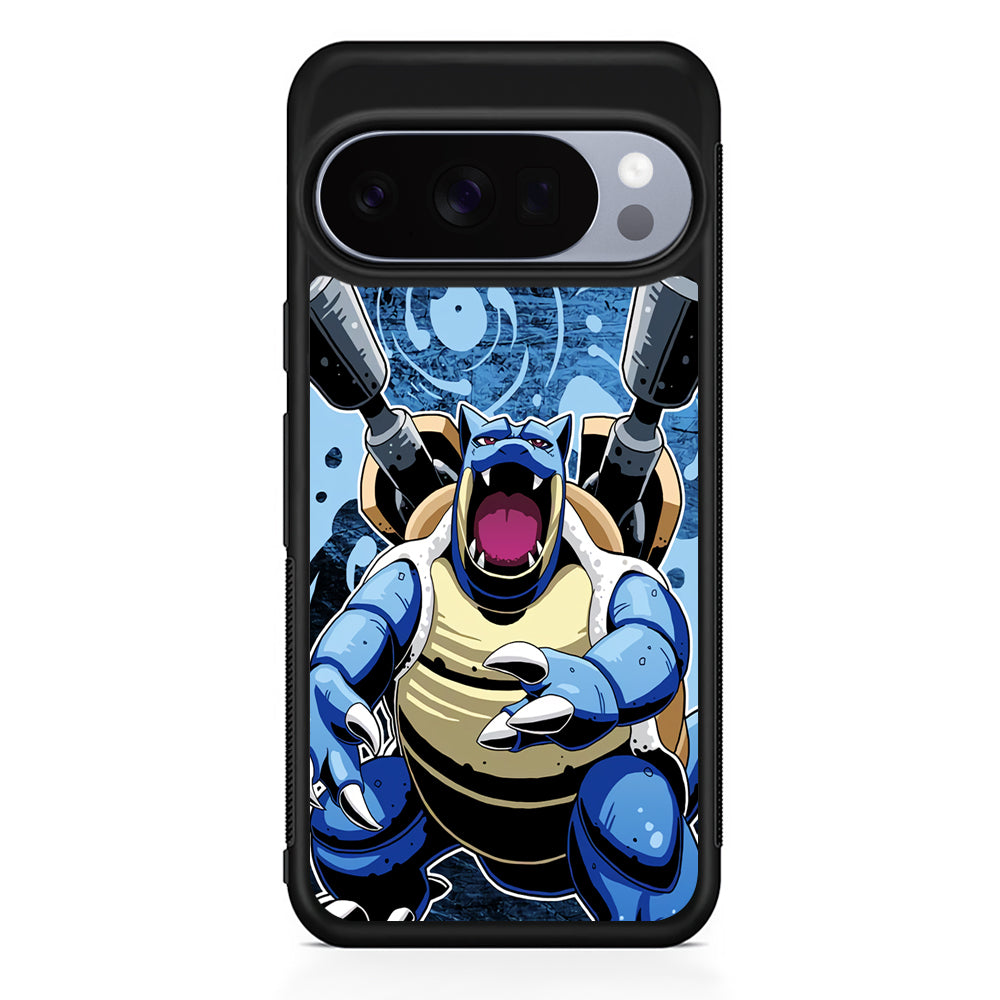 Blastoise Pokemon Google Pixel 10 Pro Case | Google Pixel 10 Rubber Protective Case