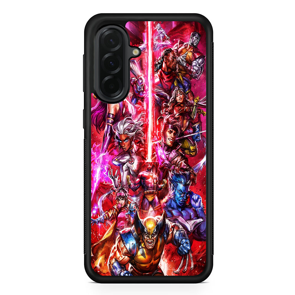 The X-Men vs Magneto Art Samsung Galaxy A36 Case | Protective Rubber Cover