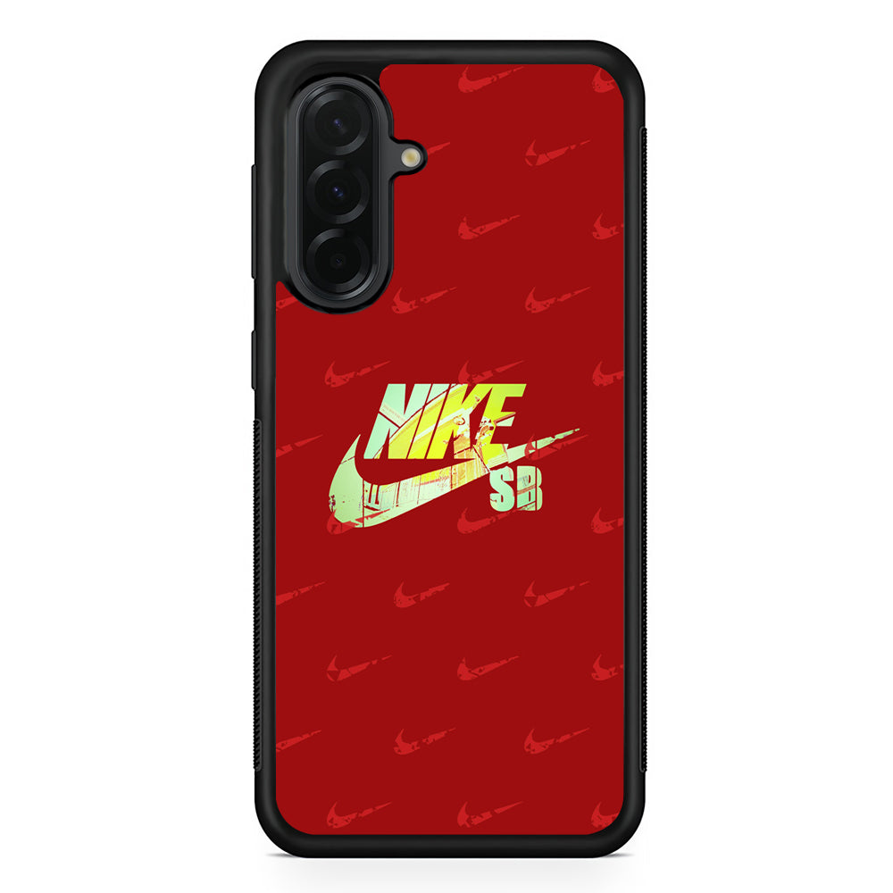 Nike SB Silhouette of Player Samsung Galaxy A36 Case | Durable Samsung Galaxy A36 Cover