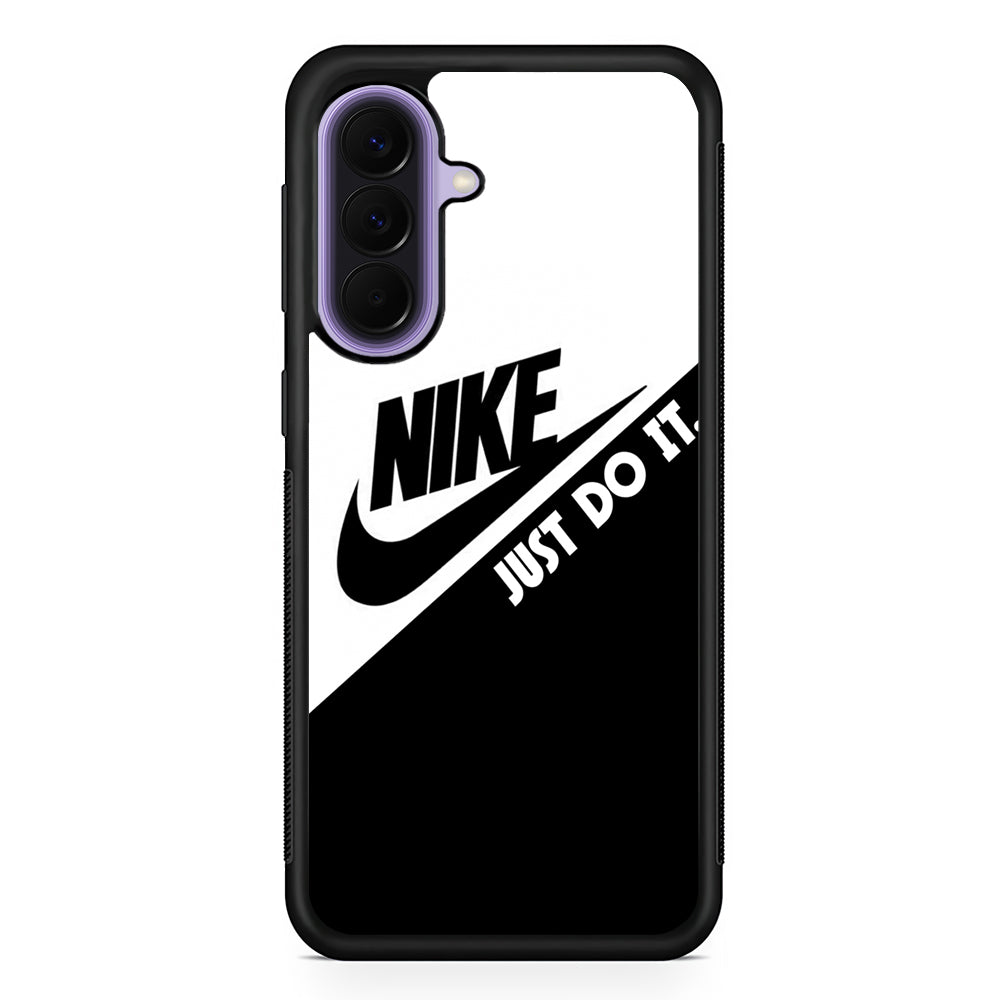 Nike White Black Combination Samsung Galaxy A57 Case | Samsung Galaxy A57 Protective Cover
