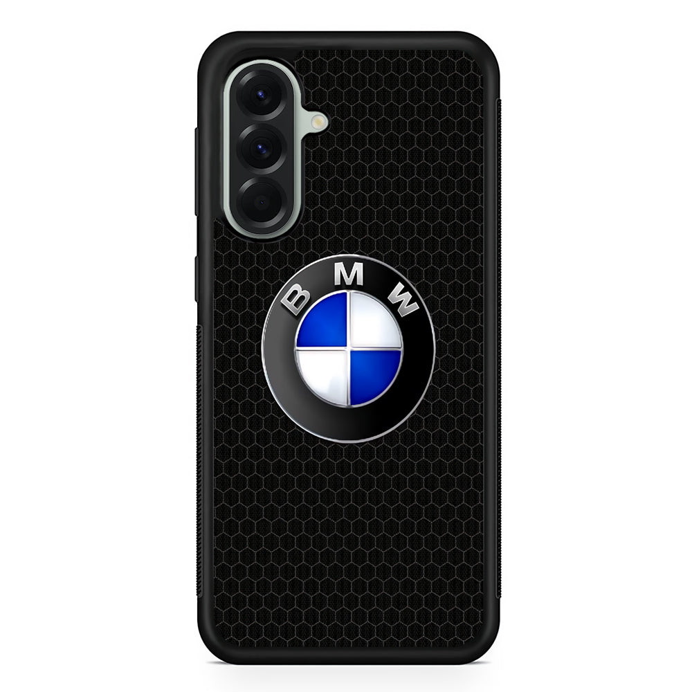 BMW Hexagon Pattern Samsung Galaxy A56 Case | Samsung Galaxy A56 Rubber Protective Case