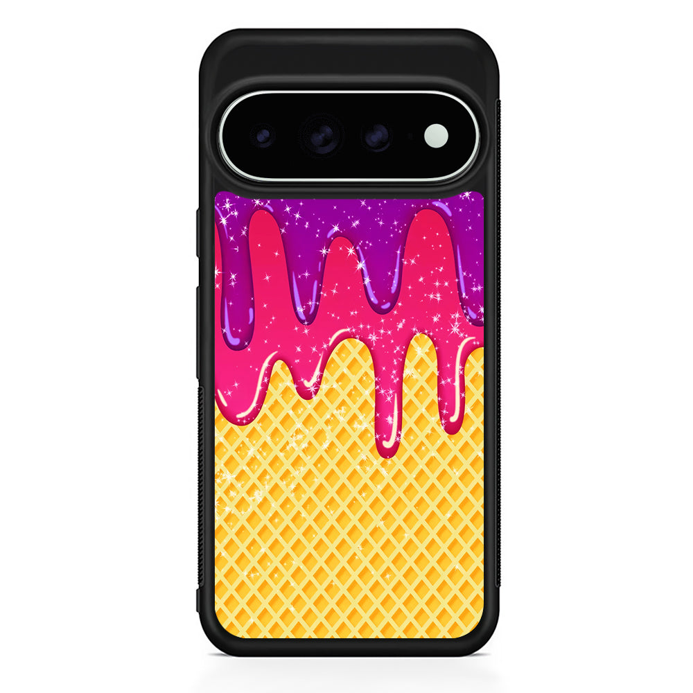Melted Ice Cream and A Waffle Google Pixel 11 Pro XL Case - Custom Design Protective Case