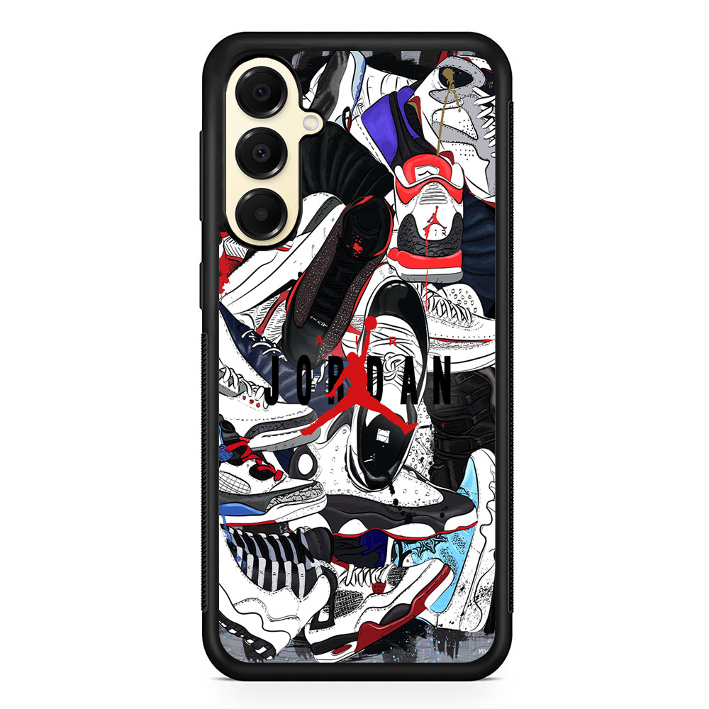 Air Jordan Scattered Collection Samsung Galaxy A16 Case | Slim Rubber Case for Samsung Galaxy A16