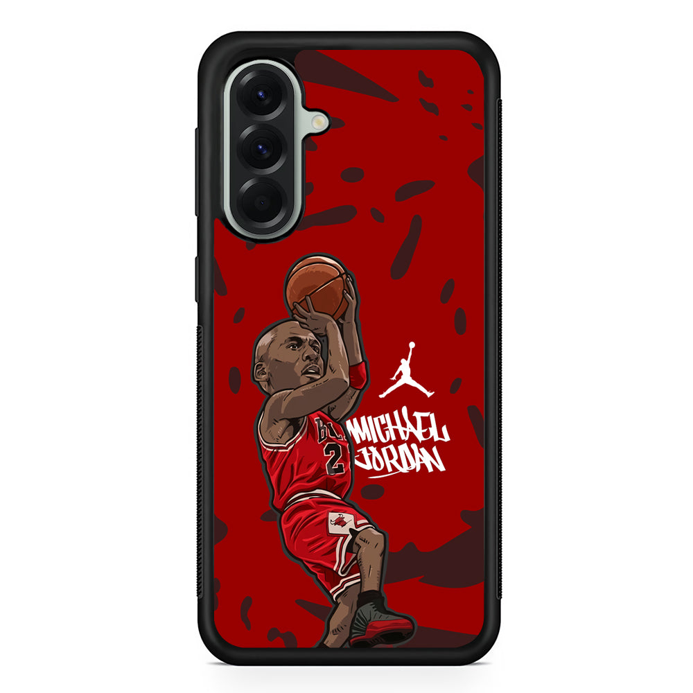 Air Jordan Tiny Slamdunk Samsung Galaxy A56 Case | Samsung Galaxy A56 Rubber Protective Case