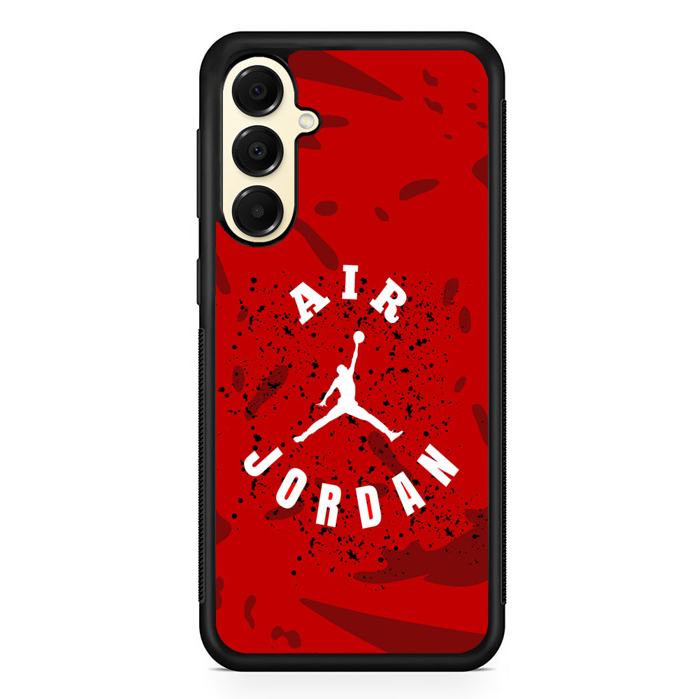 Air Jordan Waving Shapes Samsung Galaxy A16 Case | Slim Rubber Case for Samsung Galaxy A16
