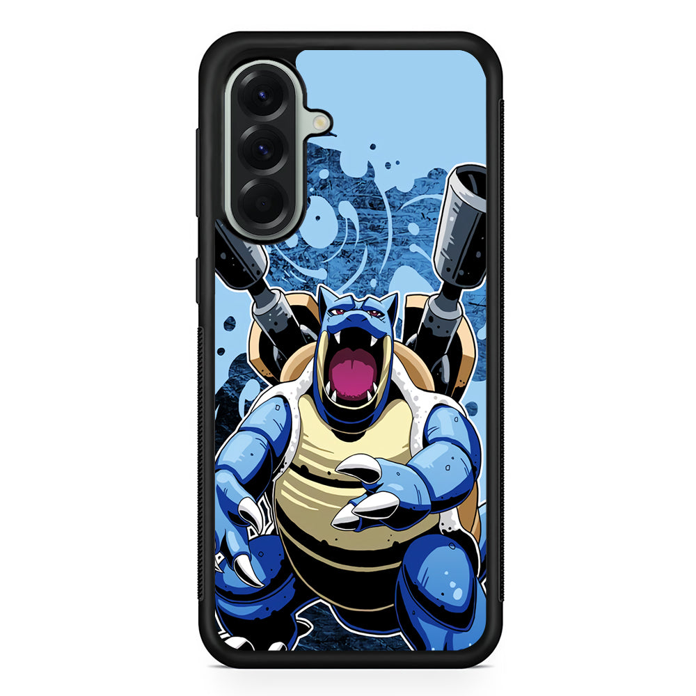 Blastoise Pokemon Samsung Galaxy A56 Case | Samsung Galaxy A56 Protective Rubber Case