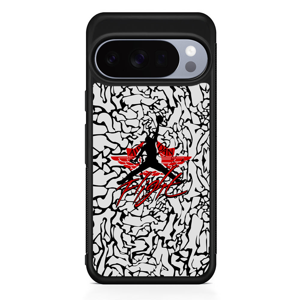 Air Jordan Endemic Patern Google Pixel 10 Pro Case | Slim Google Pixel 10 Pro Rubber Case