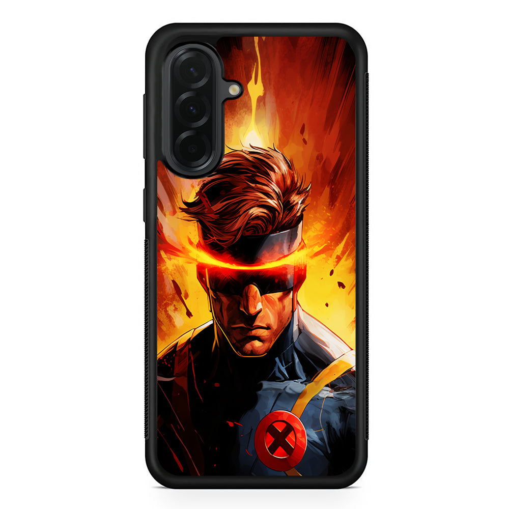 X-Men Cyclops Comics Samsung Galaxy A36 Case | Protective Rubber Cover