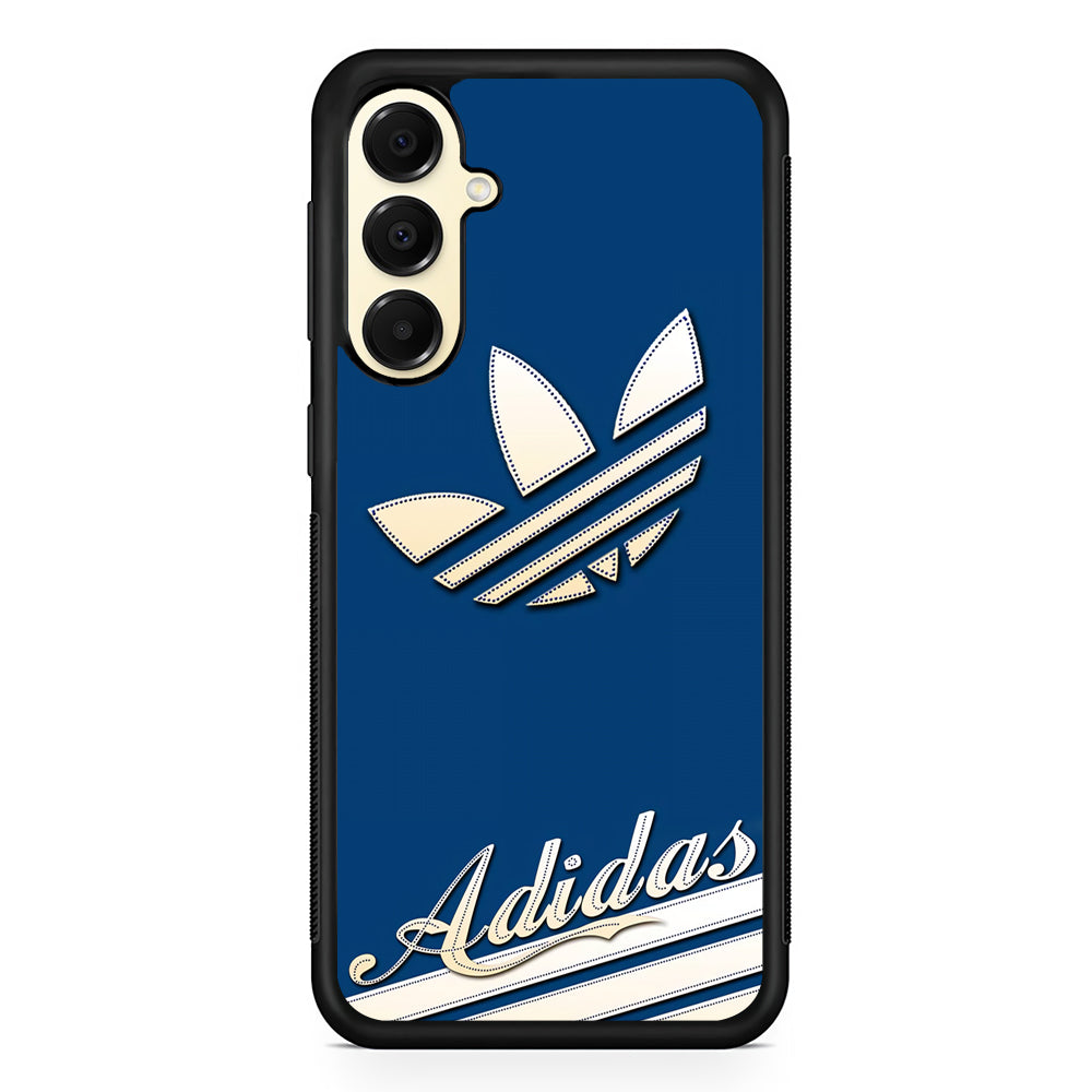 Adidas Stripe Royal Blue Samsung Galaxy A16 Case | Slim Rubber Case for Samsung Galaxy A16