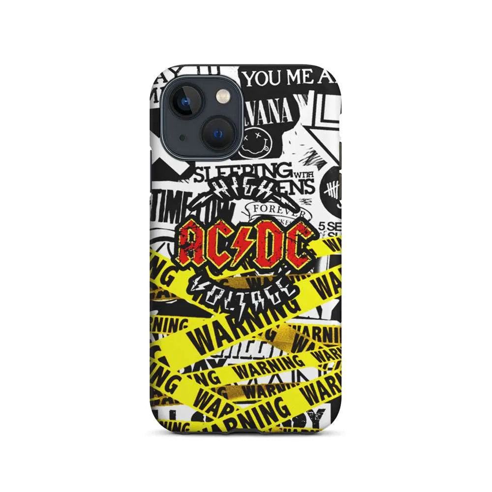 ACDC High Voltage iPhone 14 Plus Case-2 in 1 Tough Case-Xtracase