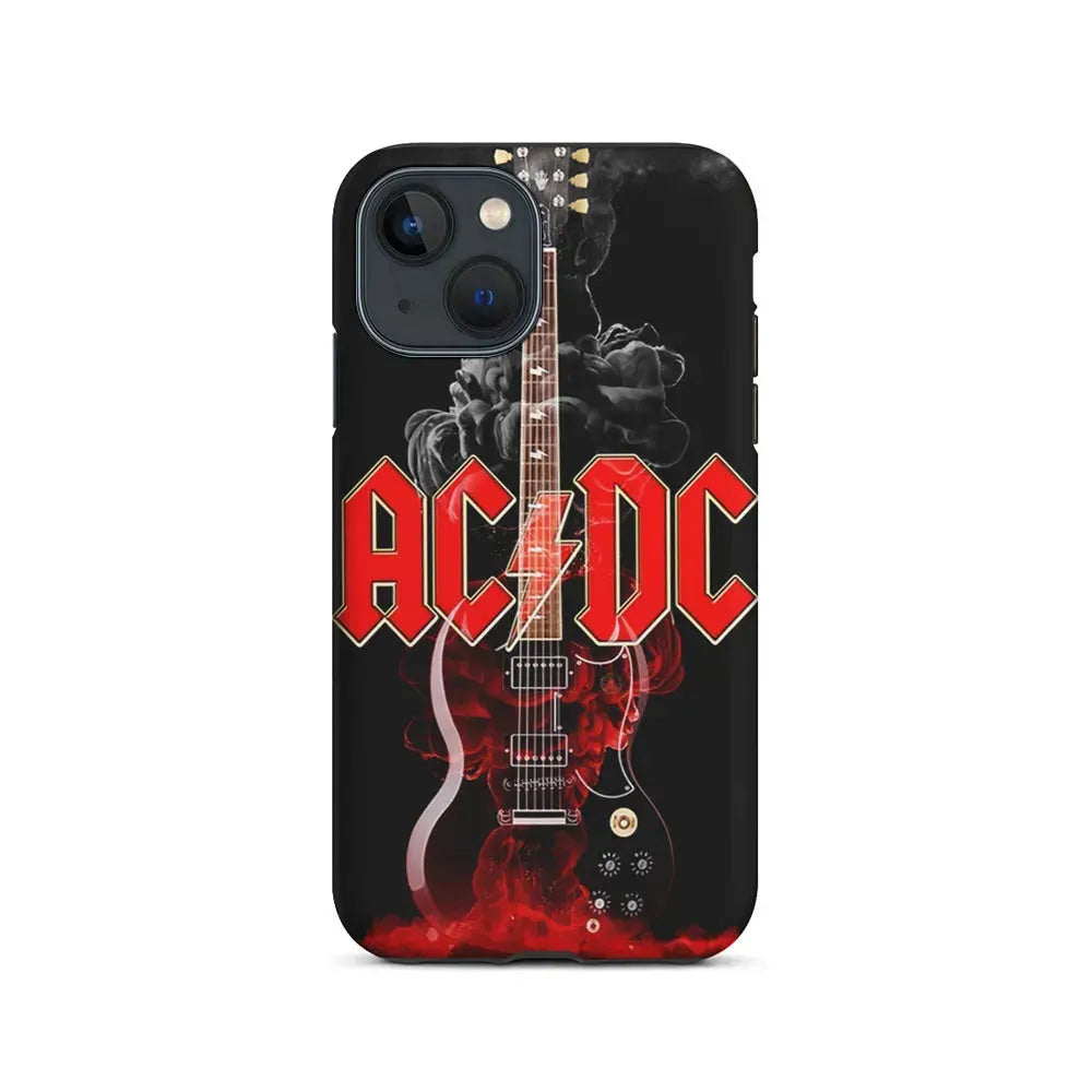 ACDC Rock Guitar iPhone 13 Mini Case-2 in 1 Tough Case-Xtracase