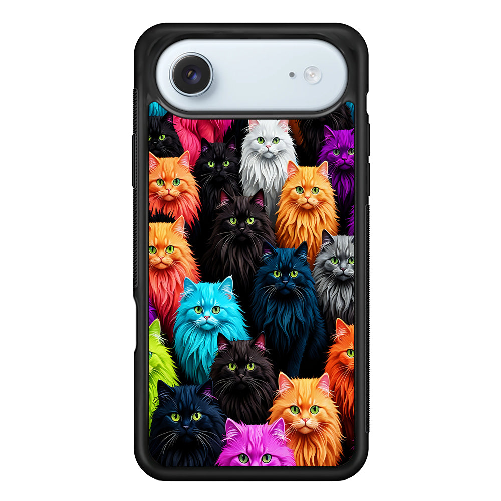 A Group of Colorful Cats iPhone 17 Air Case - Xtracase