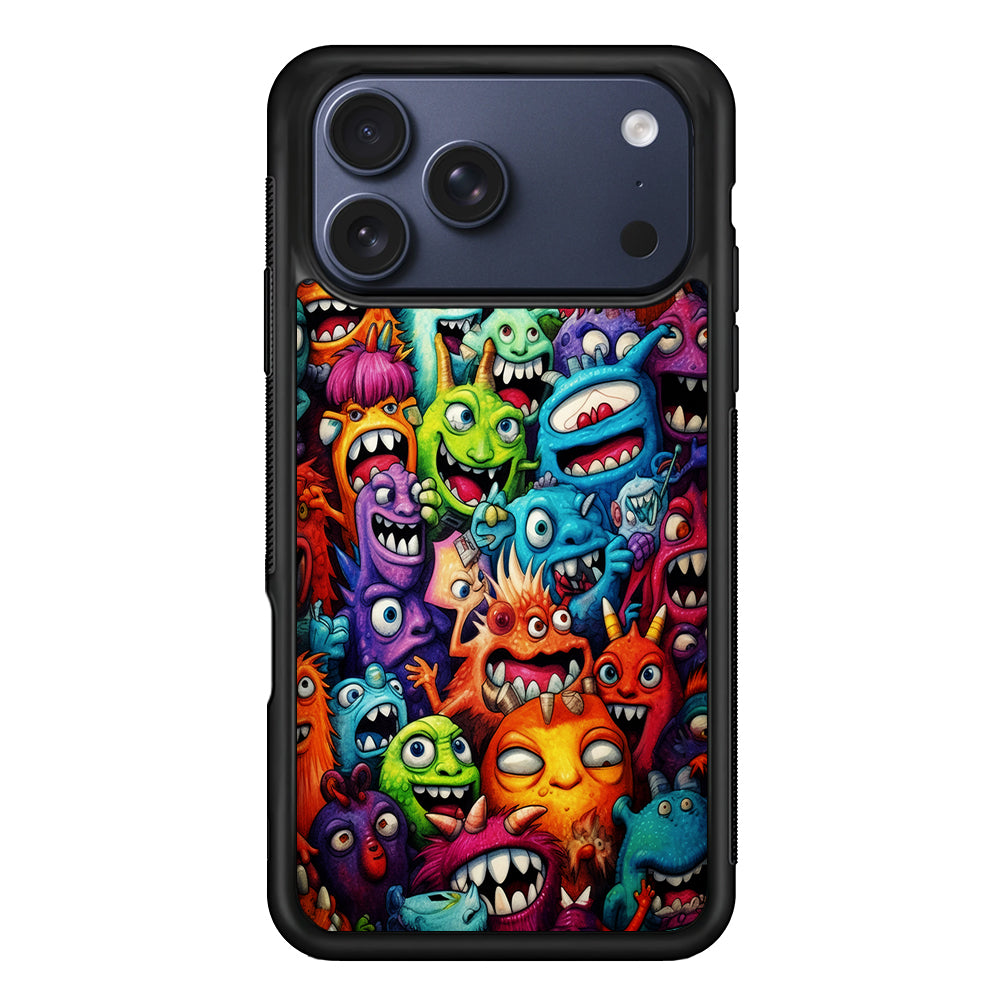 A Lot of Monsters Doodle iPhone 17 Pro Max Case - Xtracase