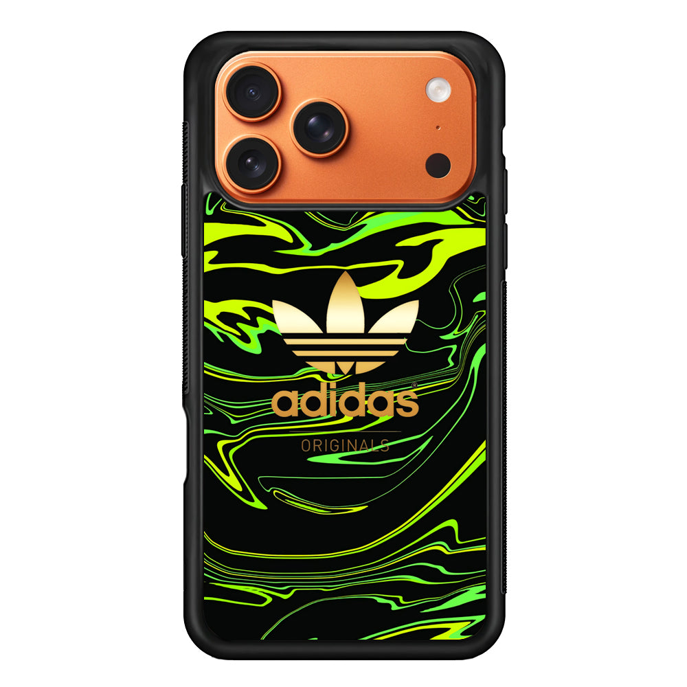 Adidas Green Moss Line iPhone 17 Pro Max Case