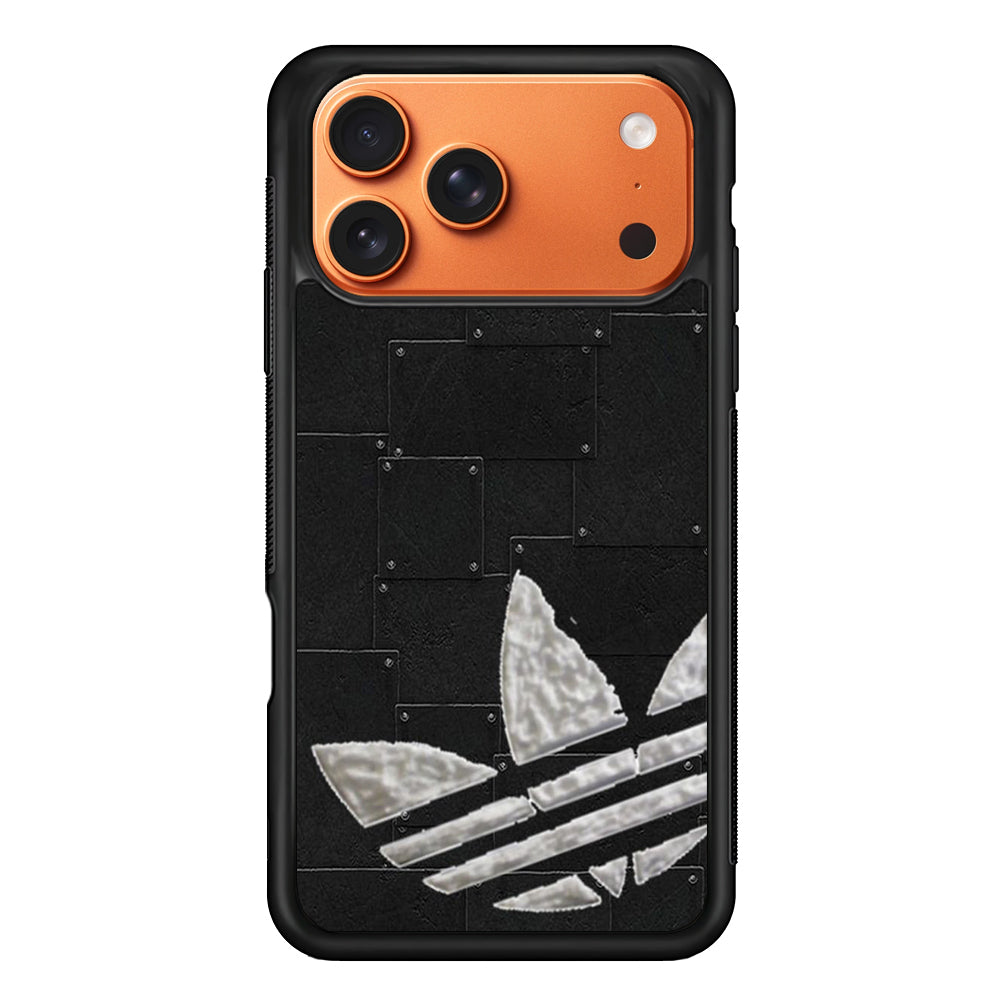 Adidas Metal Skin Logo iPhone 17 Pro Max Case