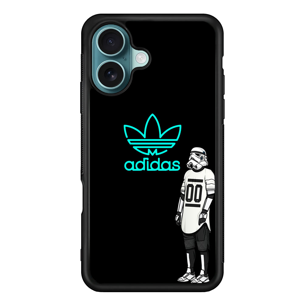 Adidas Neon Stormtrooper iPhone 16 Case - Xtracase