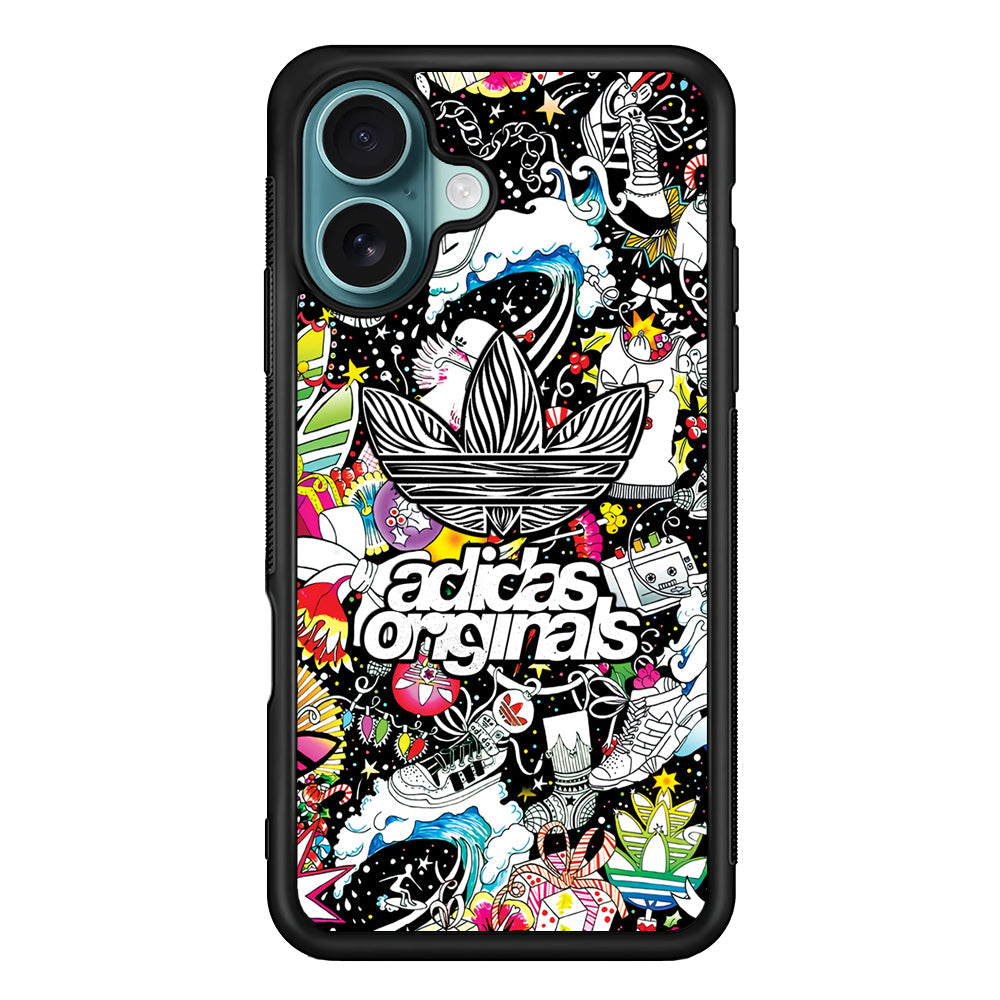 Adidas Original Collage Formation iPhone 16 Plus Case - Xtracase