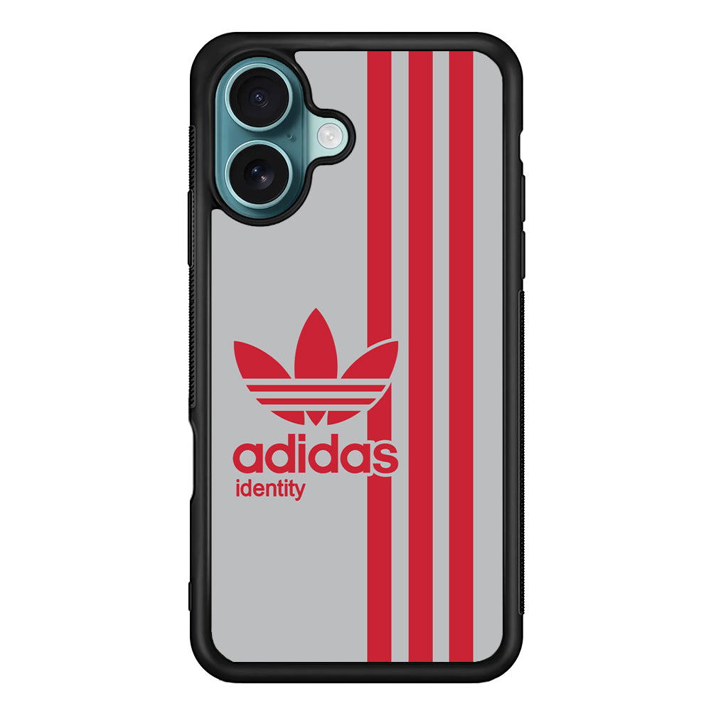 Adidas Red Identity iPhone 16 Case - Xtracase