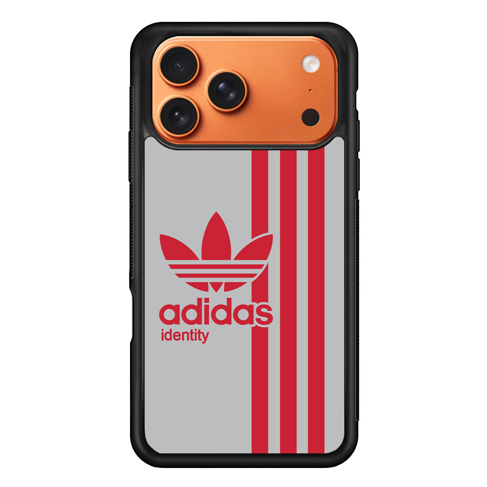 Adidas Red Identity iPhone 17 Pro Max Case