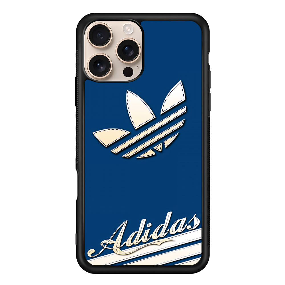 Adidas Stripe Royal Blue iPhone 16 Pro Case - Xtracase