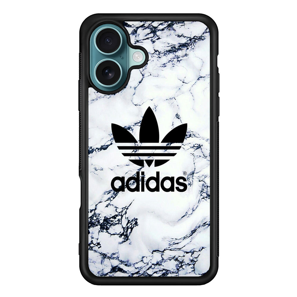 Adidas White Marble iPhone 16 Case - Xtracase