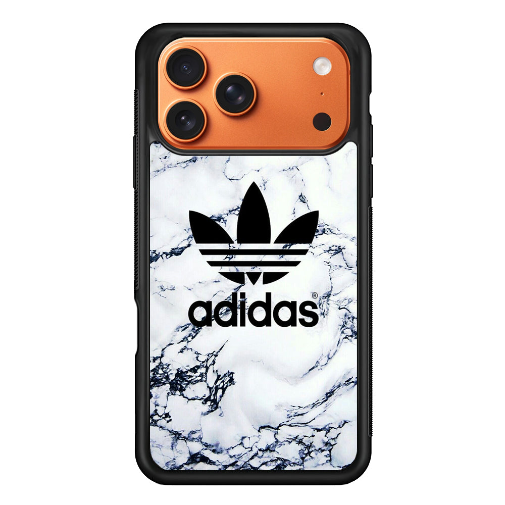 Adidas White Marble iPhone 17 Pro Max Case