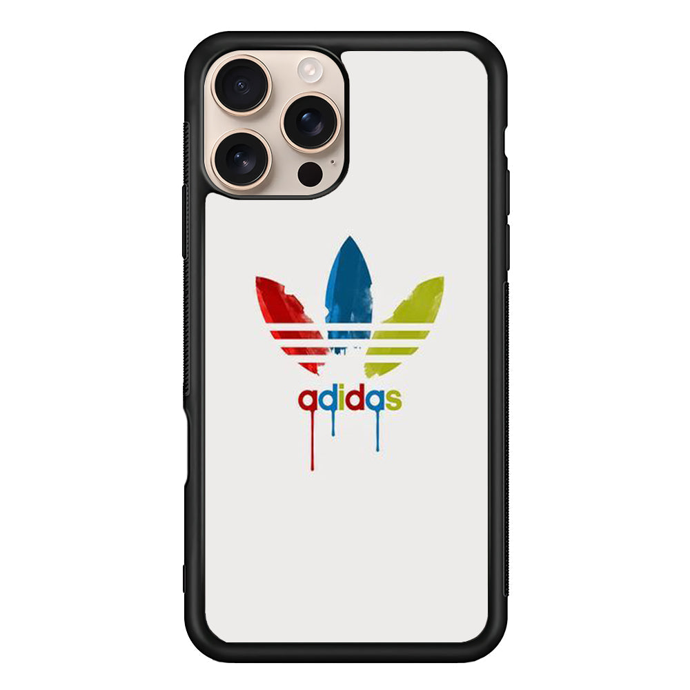 Adidas White Prime Painting Colour iPhone 16 Pro Max Case - Xtracase