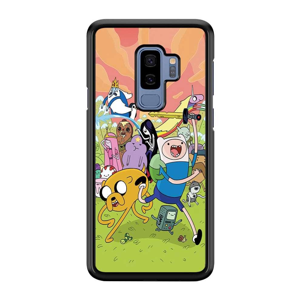 Adventure Time Character Samsung Galaxy S9 Plus Case-Plastic / Full Wrap (3D Case)-Xtracase