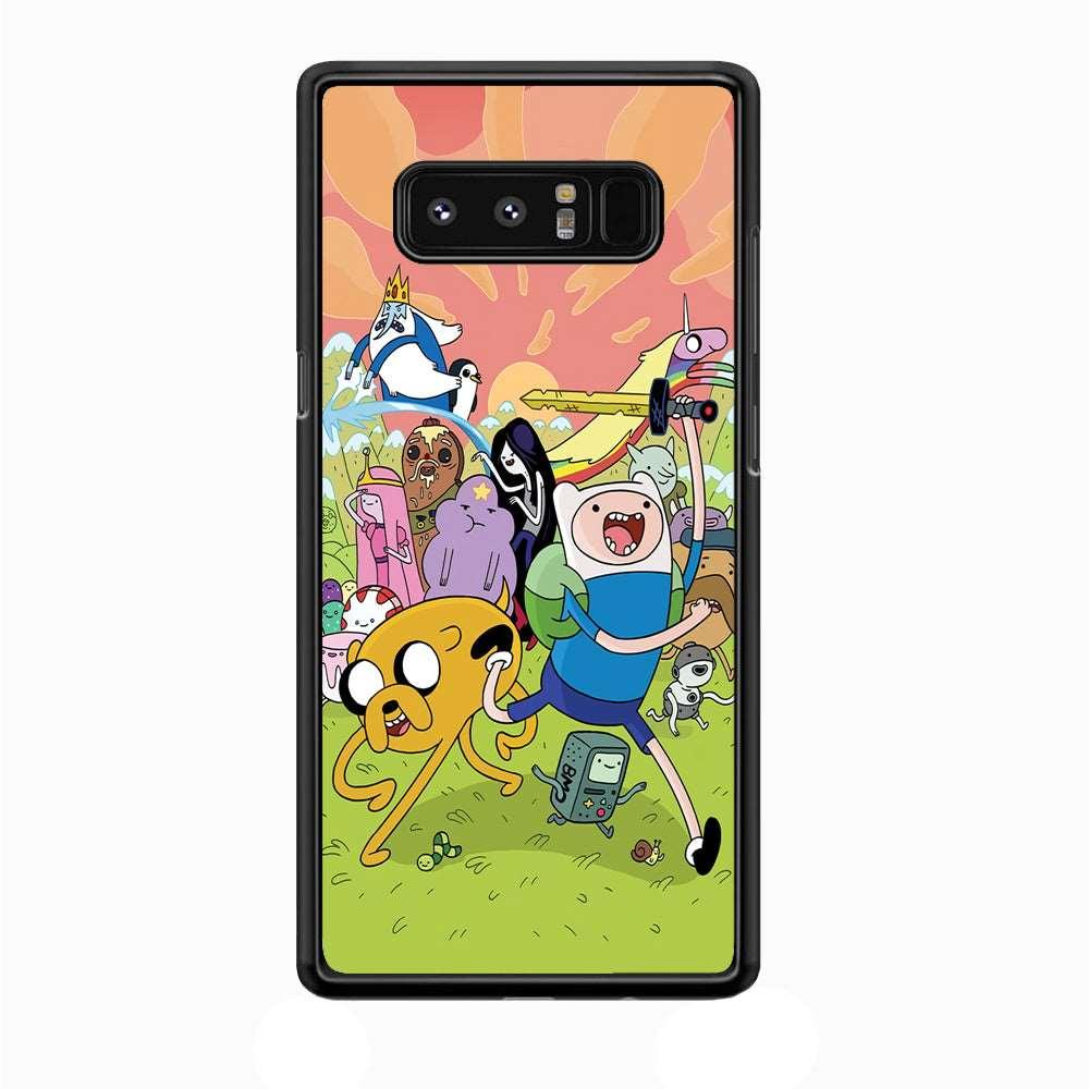 Adventure Time Character Samsung Galaxy Note 8 Case-Plastic / Full Wrap (3D Case)-Xtracase