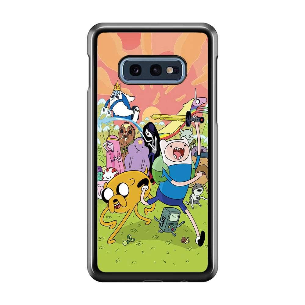 Adventure Time Character Samsung Galaxy S10E Case-Plastic / Full Wrap (3D Case)-Xtracase