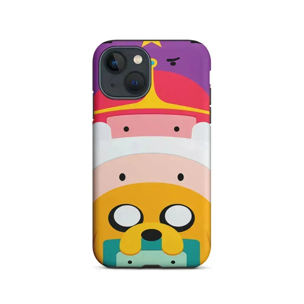 Adventure Time Family iPhone 13 Mini Case-2 in 1 Tough Case-Xtracase