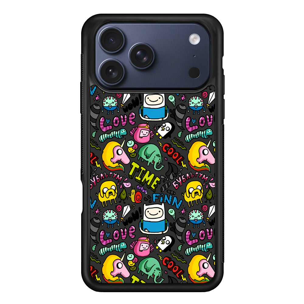 Adventure Time Pattern iPhone 17 Pro Case - Xtracase