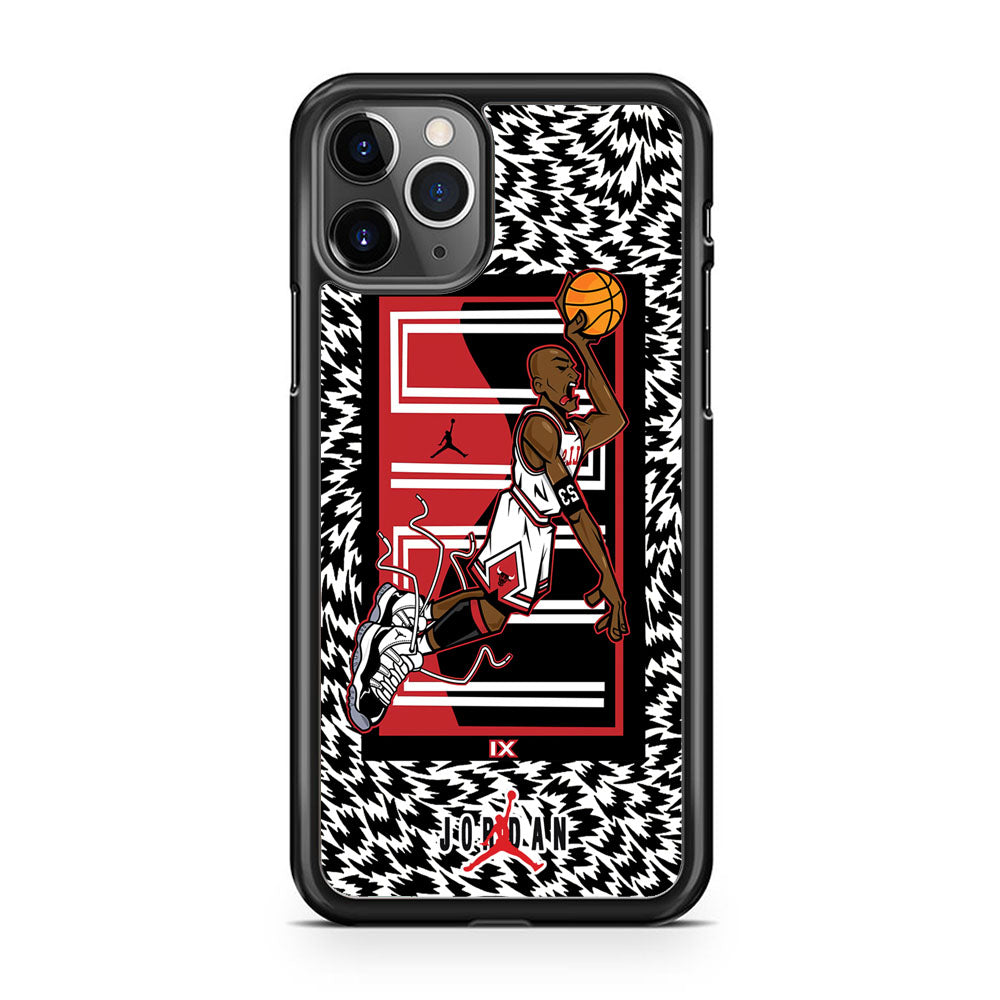 Air Jordan 23 Cartoon Signature iPhone 11 Pro Case-Xtracase