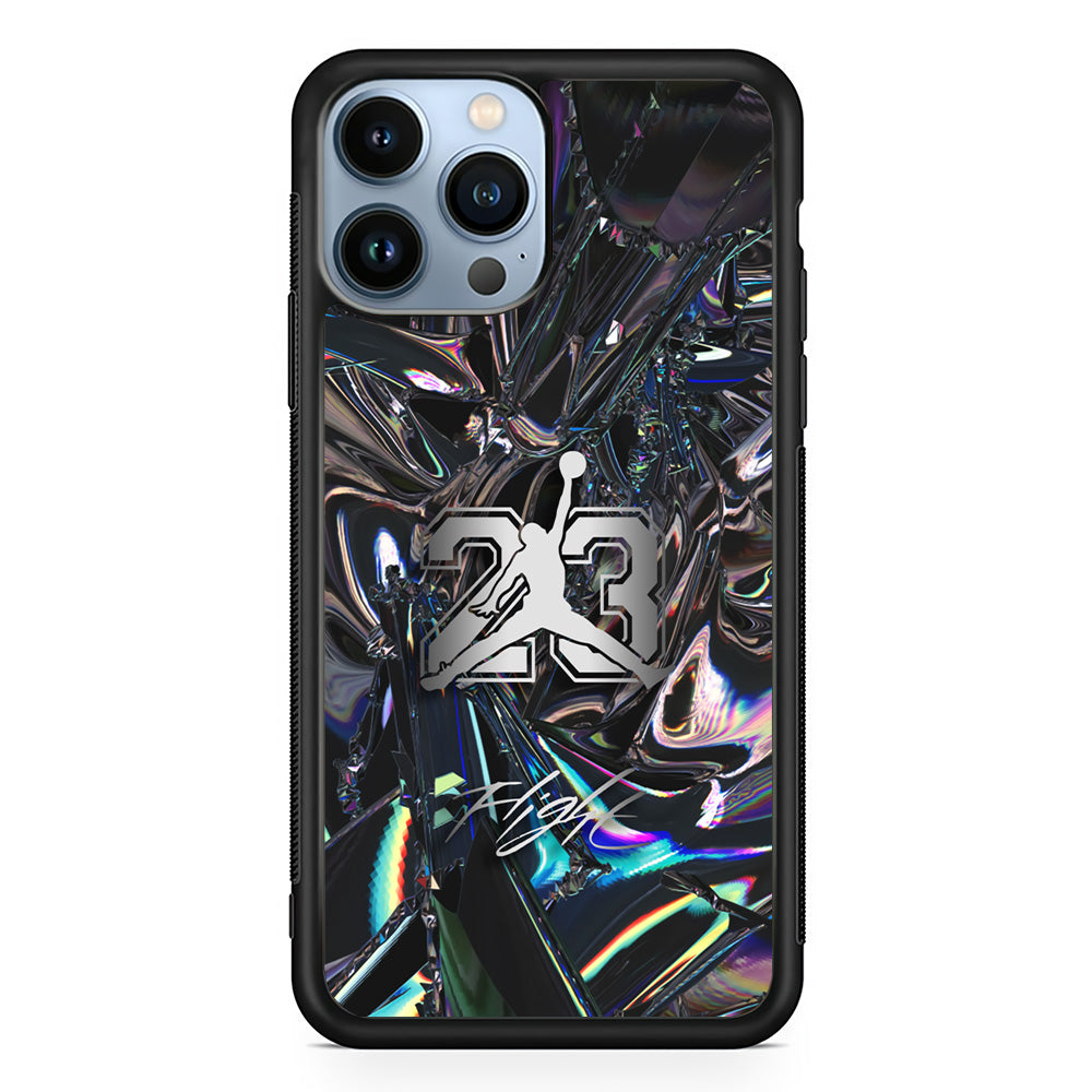 Air Jordan Abstract Mirror Backdrop iPhone 15 Pro Max Case-Xtracase
