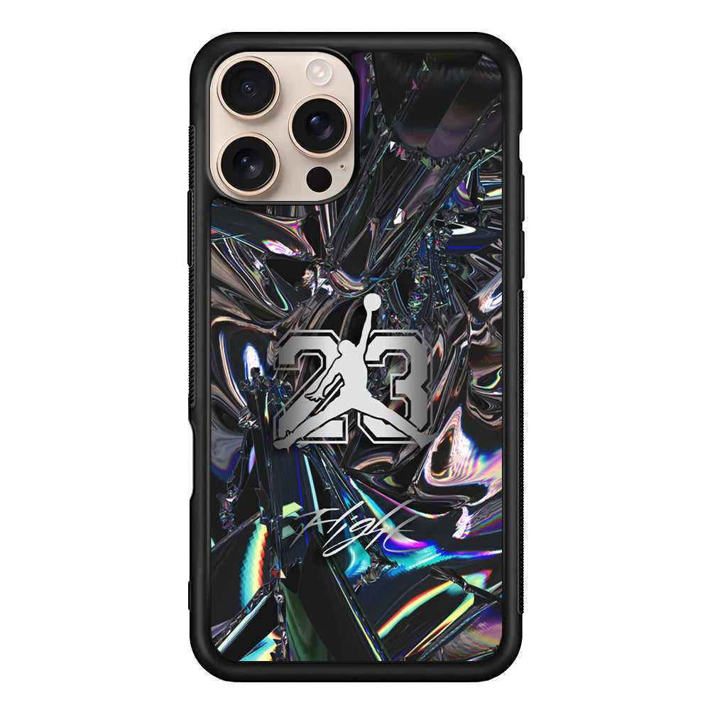 Air Jordan Abstract Mirror Backdrop iPhone 16 Pro Max Case - Xtracase