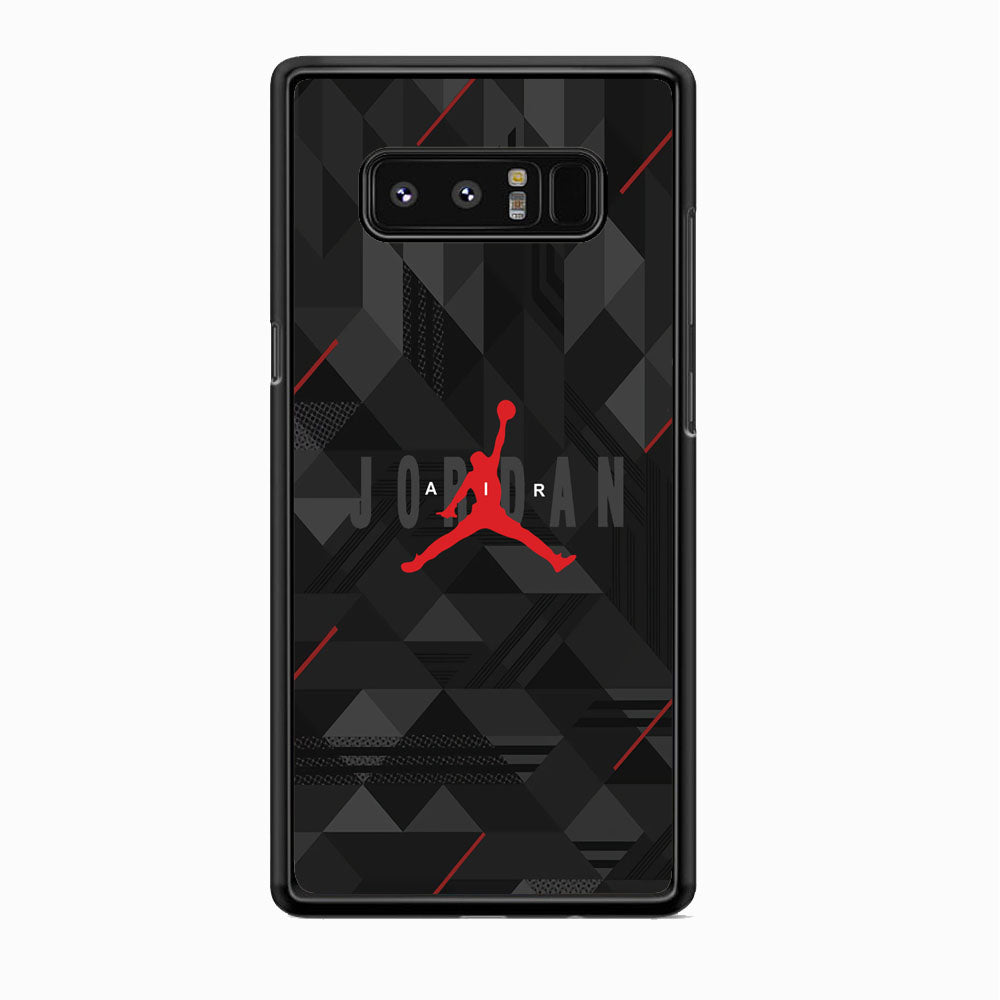 Air Jordan Black Shapes Samsung Galaxy Note 8 Case-Xtracase