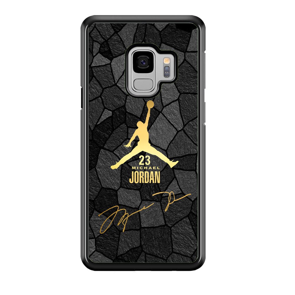 Air Jordan Golden Silhouette Samsung Galaxy S9 Case-Xtracase