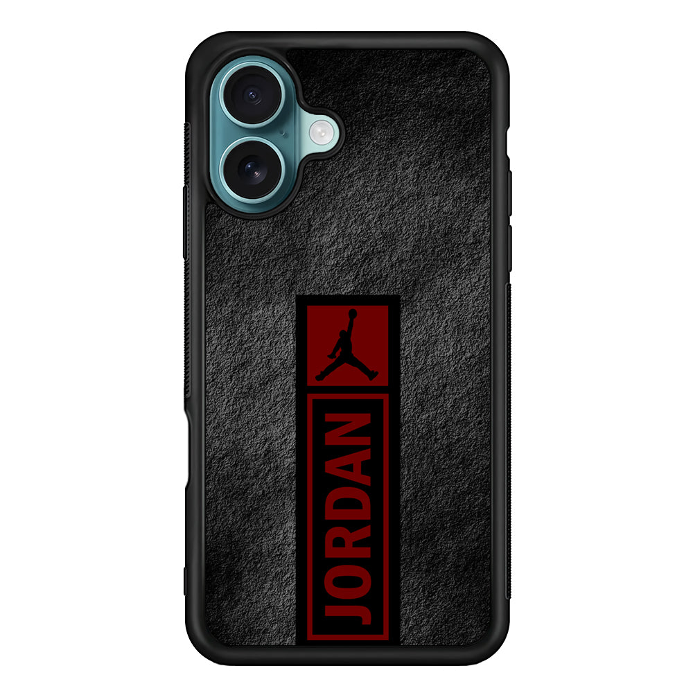 Air Jordan Grey Abstract iPhone 16 Case - Xtracase