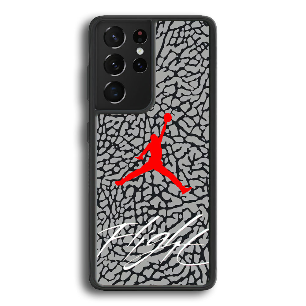 Air Jordan Hidden Patern Samsung Galaxy S21 Ultra Case-Xtracase