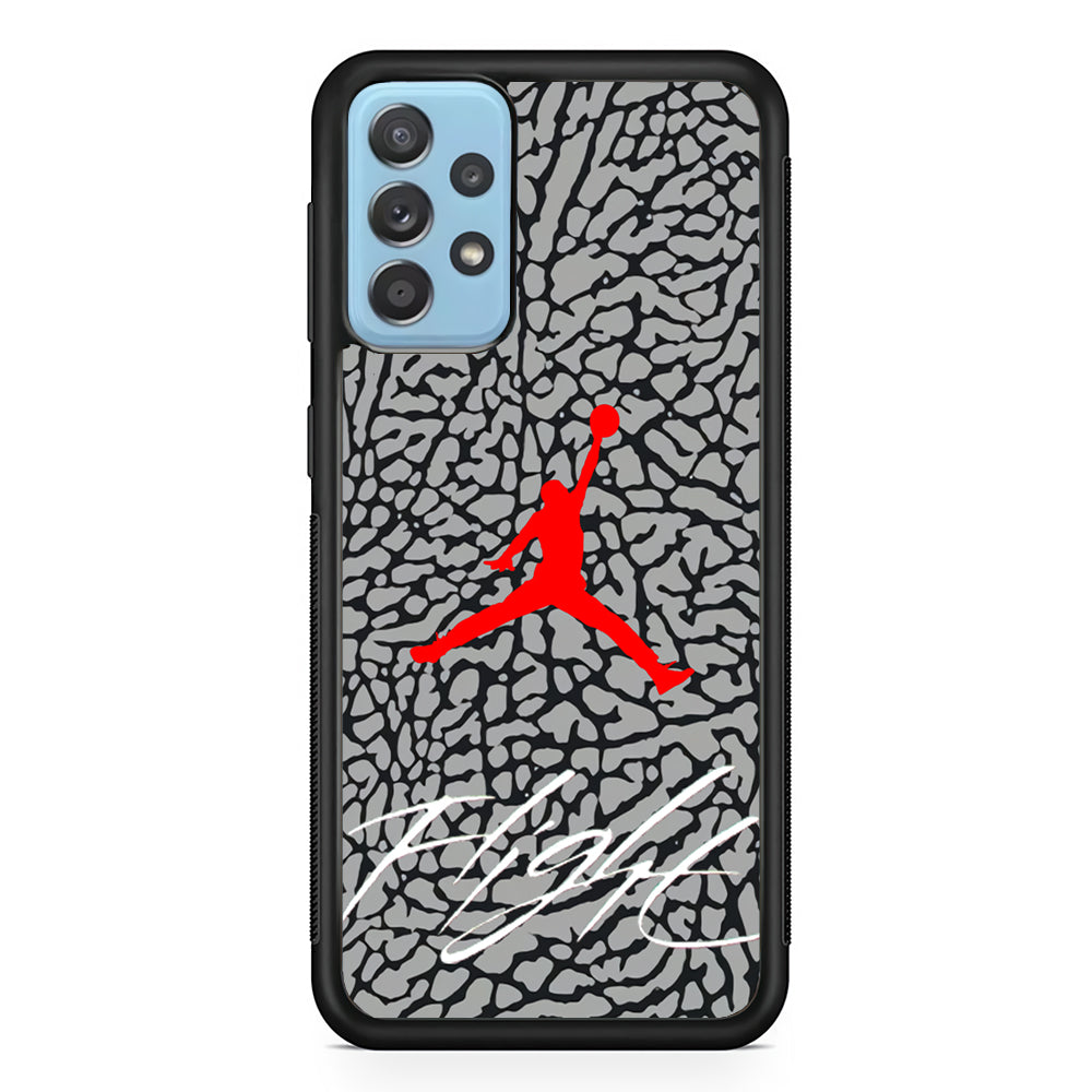 Air Jordan Hidden Patern Samsung Galaxy A52 Case-Xtracase