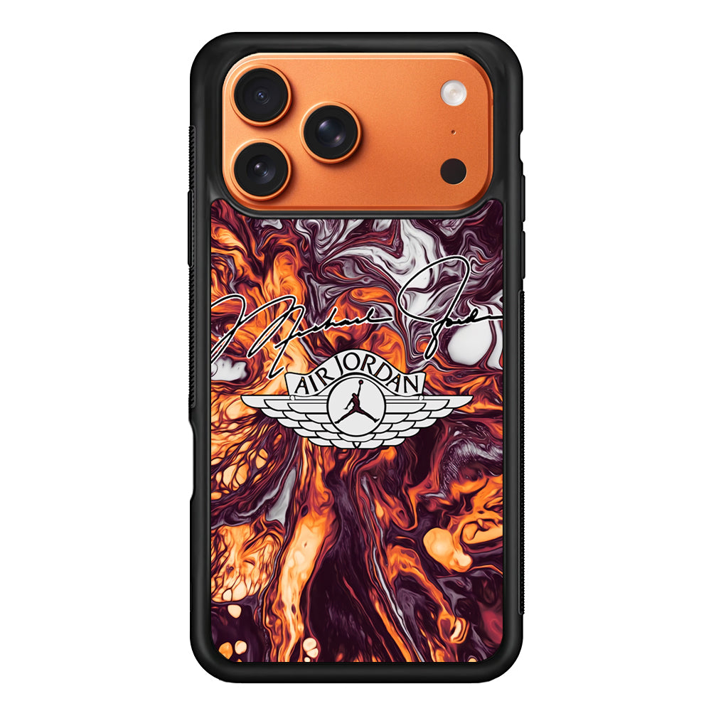 Air Jordan Luxe Signature Marble iPhone 17 Pro Max Case