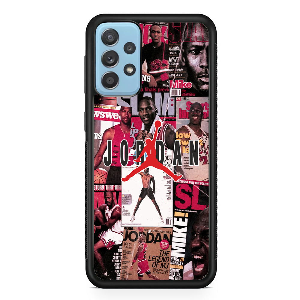 Air Jordan Magazine Collection Samsung Galaxy A72 Case-Xtracase