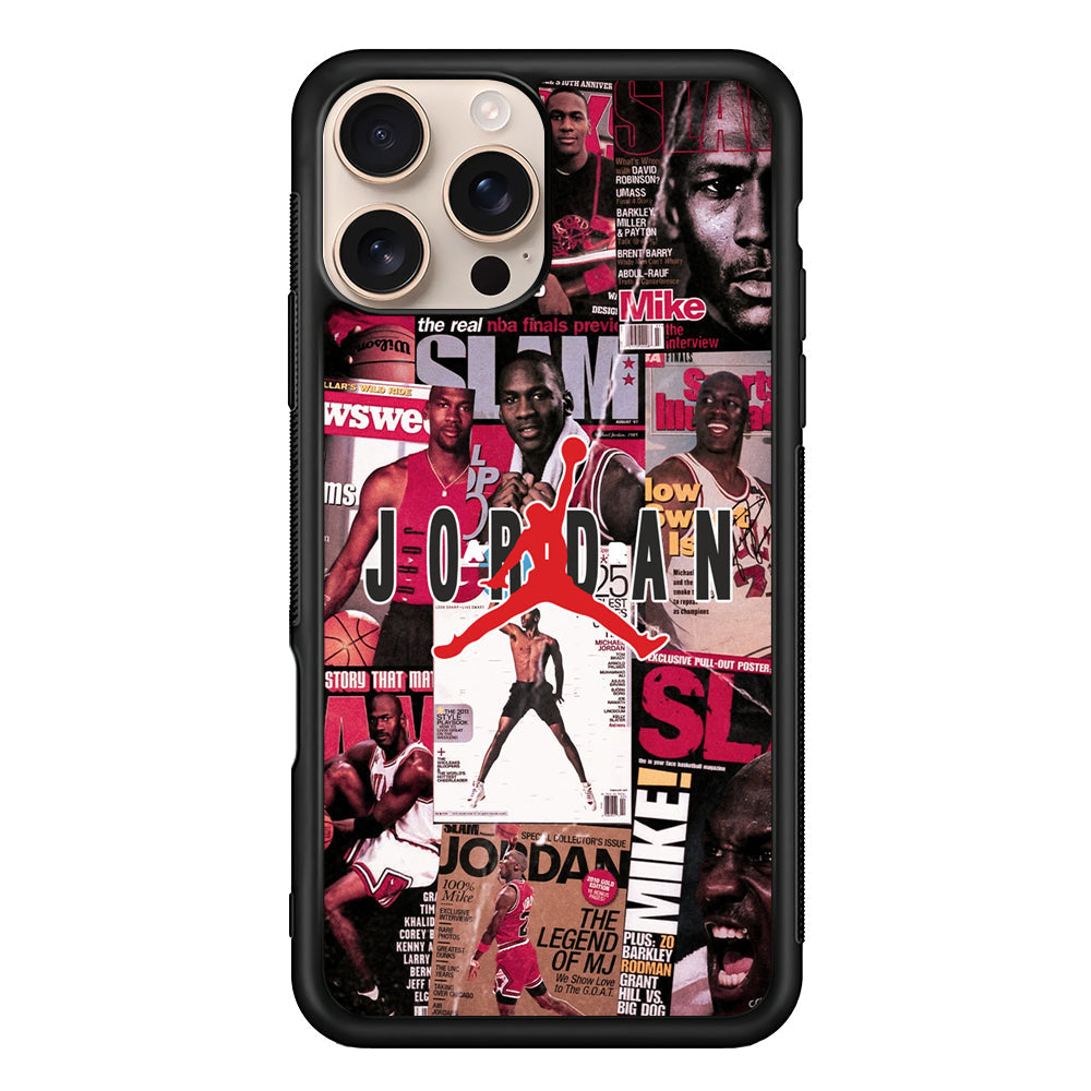 Air Jordan Magazine Collection iPhone 16 Pro Max Case - Xtracase