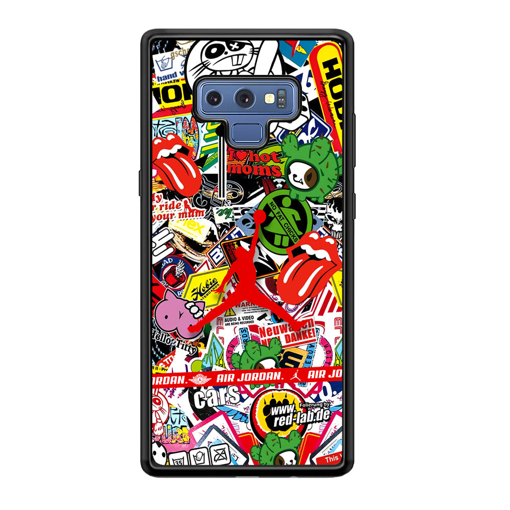 Air Jordan Mix Squad Samsung Galaxy Note 9 Case-Xtracase