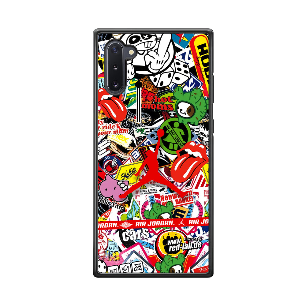 Air Jordan Mix Squad Samsung Galaxy Note 10 Case-Xtracase