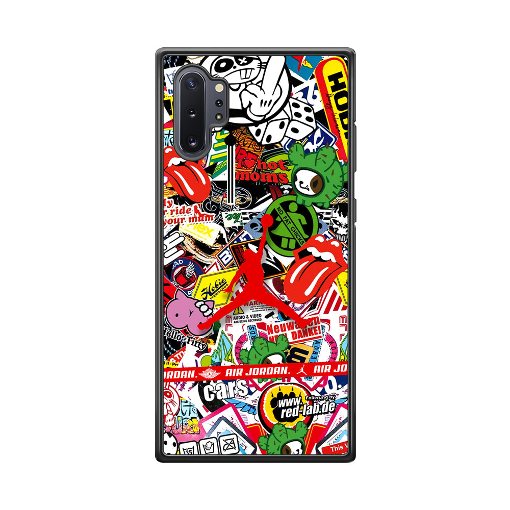 Air Jordan Mix Squad Samsung Galaxy Note 10 Plus Case-Xtracase