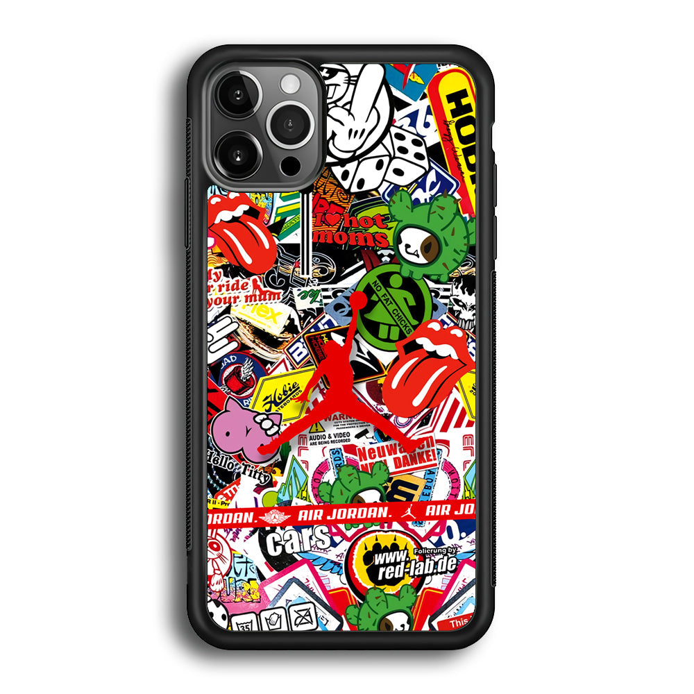 Air Jordan Mix Squad iPhone 12 Pro Max Case-Xtracase